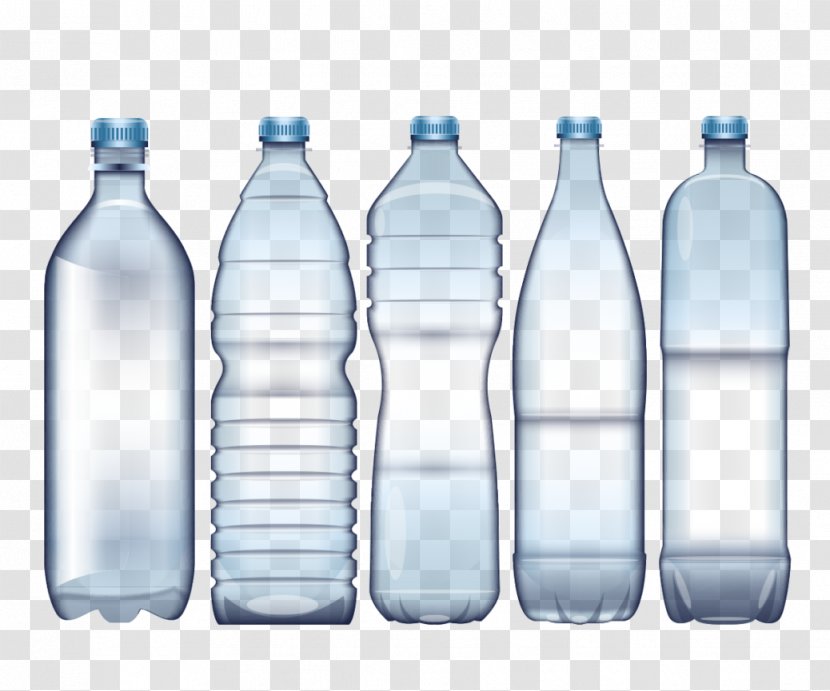 Plastic Recycling Bottle Paper - Water Transparent PNG