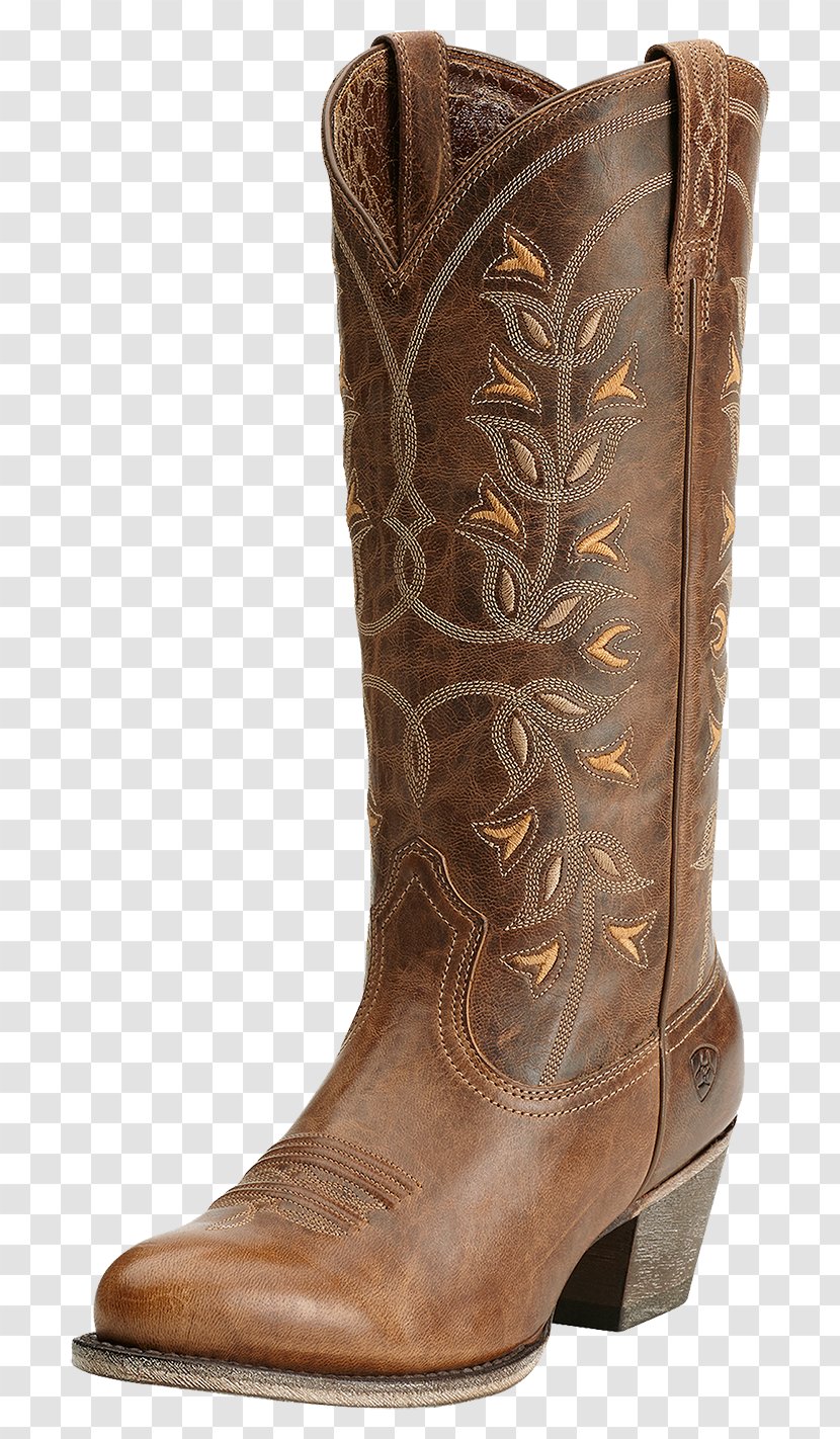 Cowboy Boot Ariat Western Wear - Brown Transparent PNG