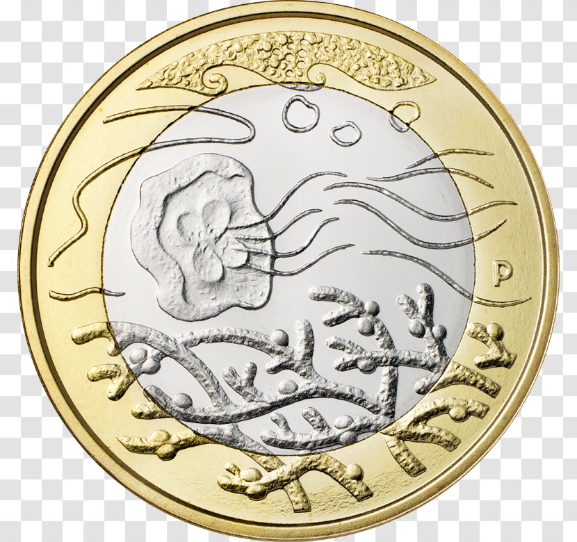 Commemorative Coin Bi-metallic Set Euro Coins - Money Transparent PNG
