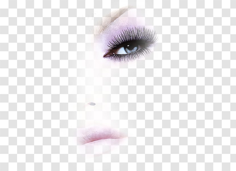 Eyelash Extensions Eye Shadow Close-up - Beauty Transparent PNG