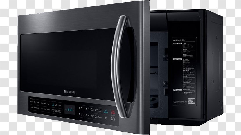 Samsung ME21H706MQ Microwave Ovens Cooking Ranges Stainless Steel Refrigerator - Me21h706mq - Samsund Dishwasher In Kitchen Transparent PNG