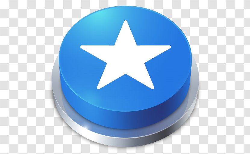 Like Button Download - Ico - Favorites Star Blue Icon Transparent PNG