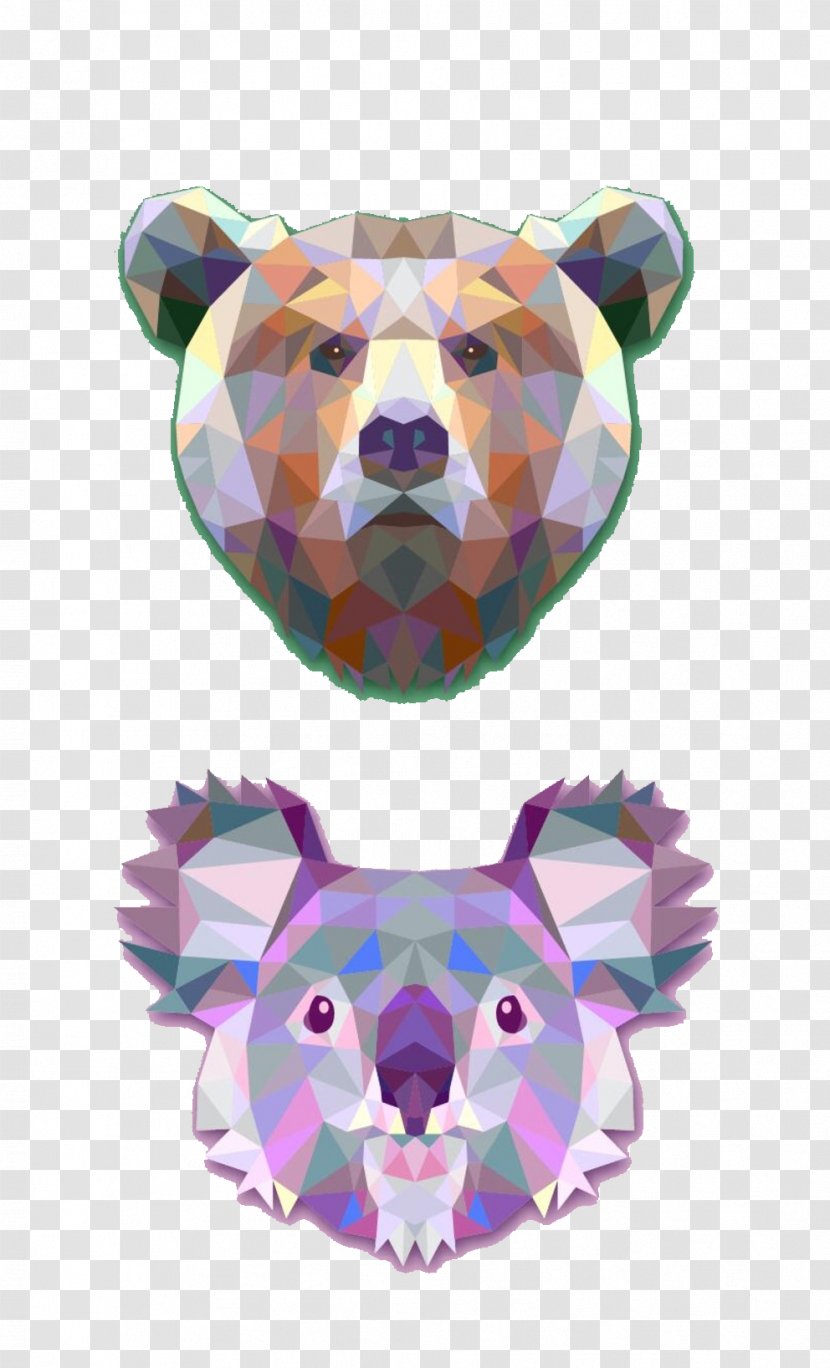 Lattice Bear Head - Koala - Cuteness Transparent PNG