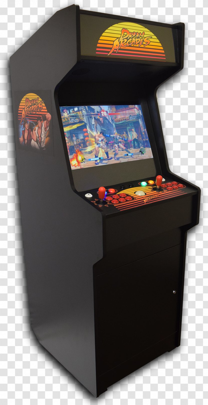 Arcade Cabinet Golden Age Of Video Games Street Fighter Virtua 5 Game Transparent PNG