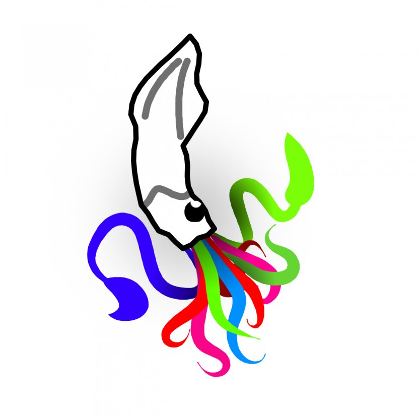 Giant Squid Logo Graphic Design - Grasshopper Transparent PNG