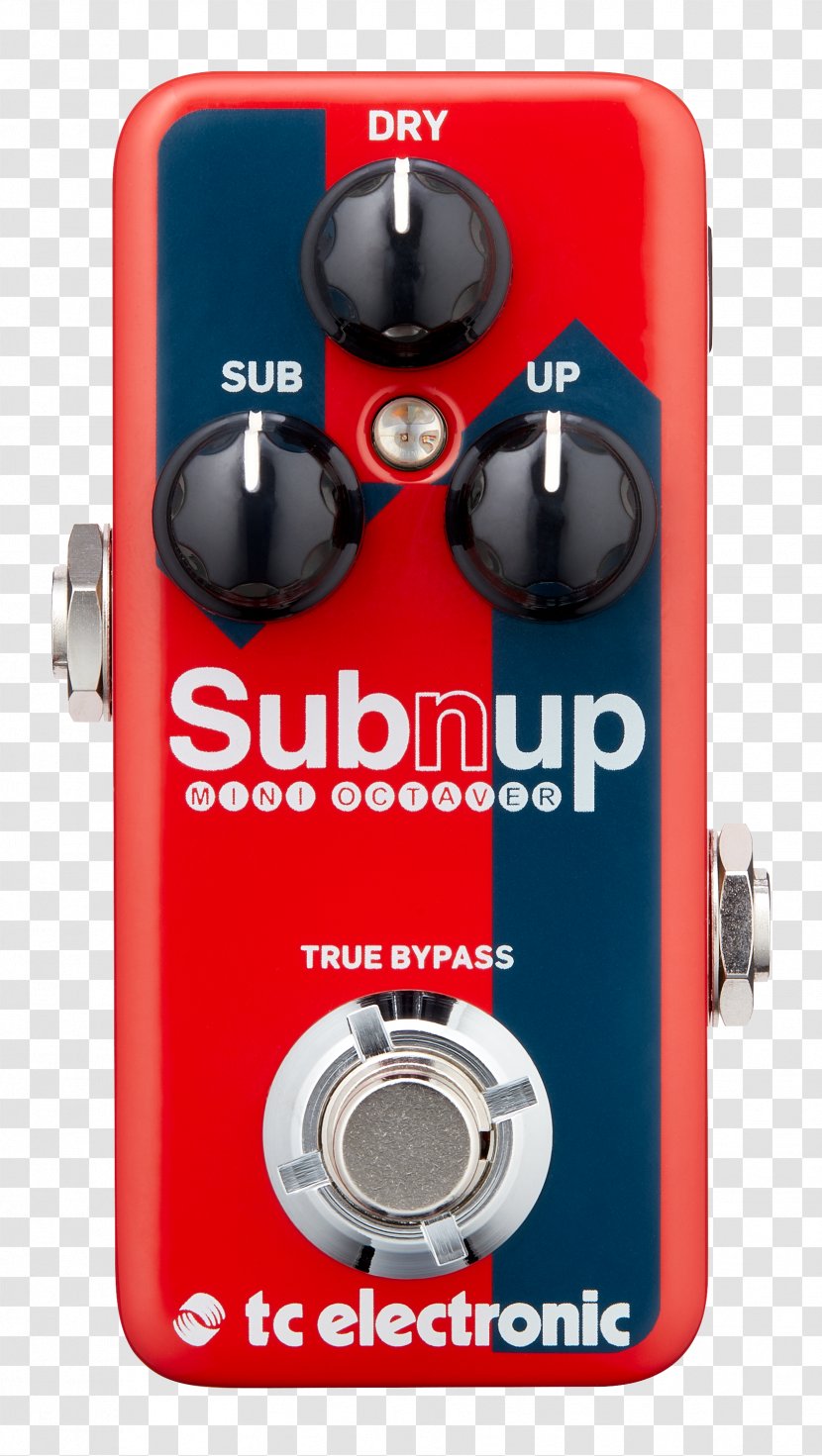 TC Electronic Sub 'N' Up Octaver Octave Effect Effects Processors & Pedals - Silhouette - Pitch Fork Transparent PNG