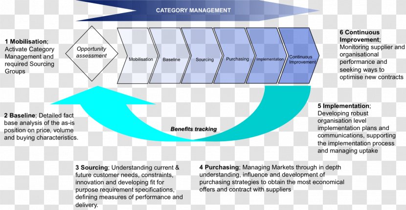 Organization Category Management Process - Brand - Step Transparent PNG