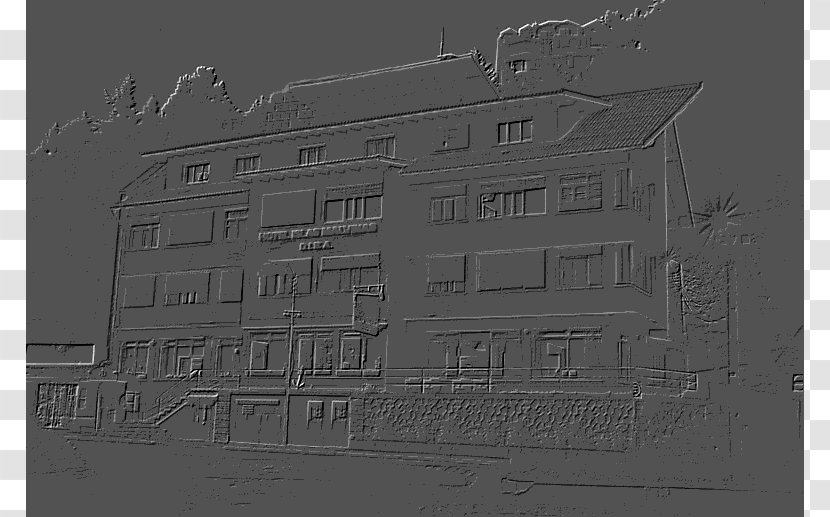 House Line Art Suburb Land Lot Sketch - Diba Transparent PNG