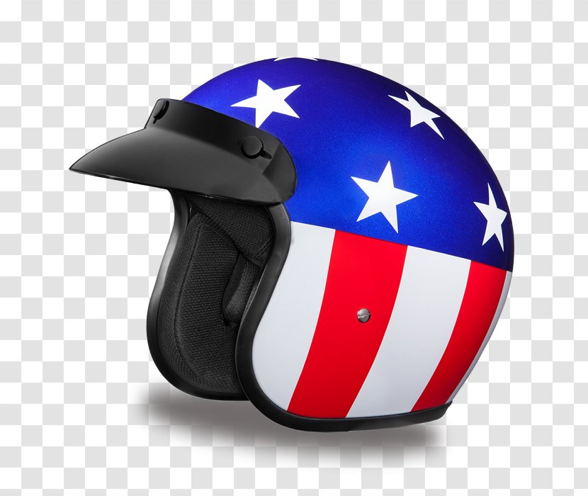 Motorcycle Helmets Captain America Scooter Cruiser - Hjc Corp Transparent PNG
