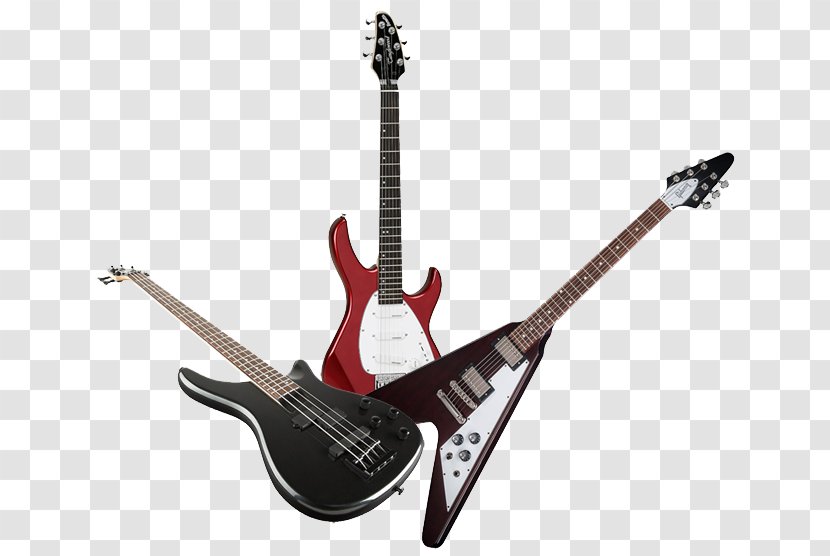Electric Guitar Gibson Flying V Brands, Inc. Les Paul - Flower - Reverend Horton Heat Transparent PNG