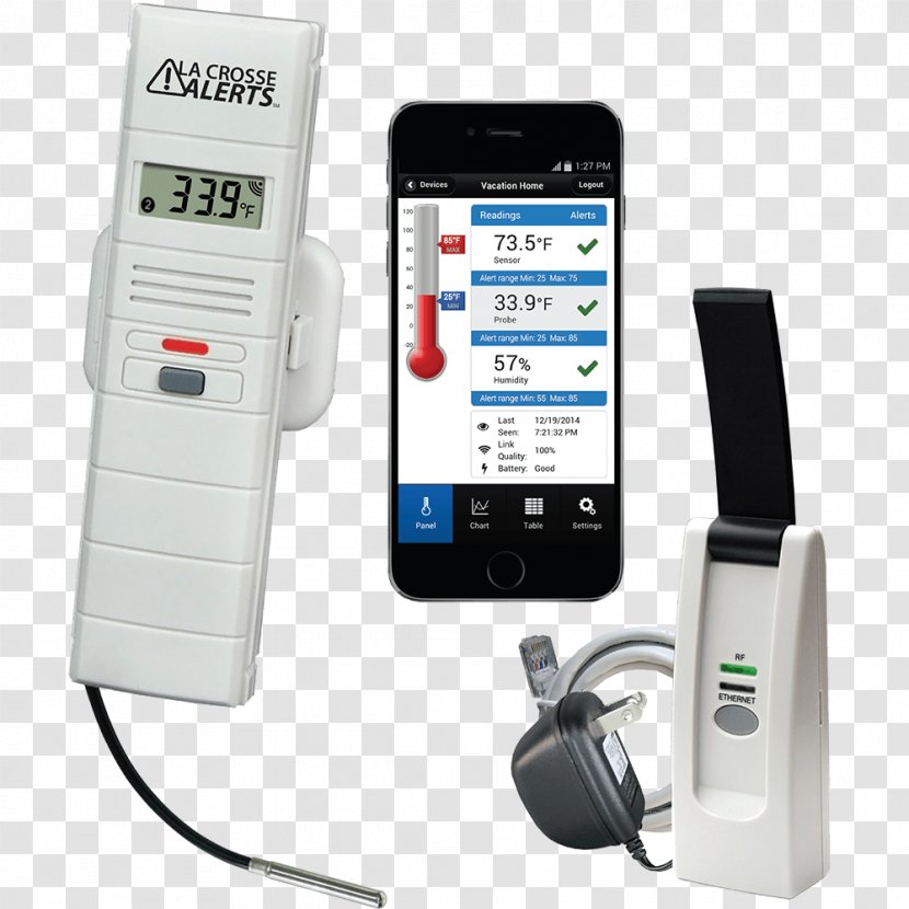 La Crosse Technology Humidity Temperature Sensor - Measurement - Terrarium Transparent PNG