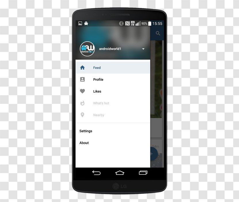 Feature Phone Smartphone - Mobile - App Design Material Transparent PNG