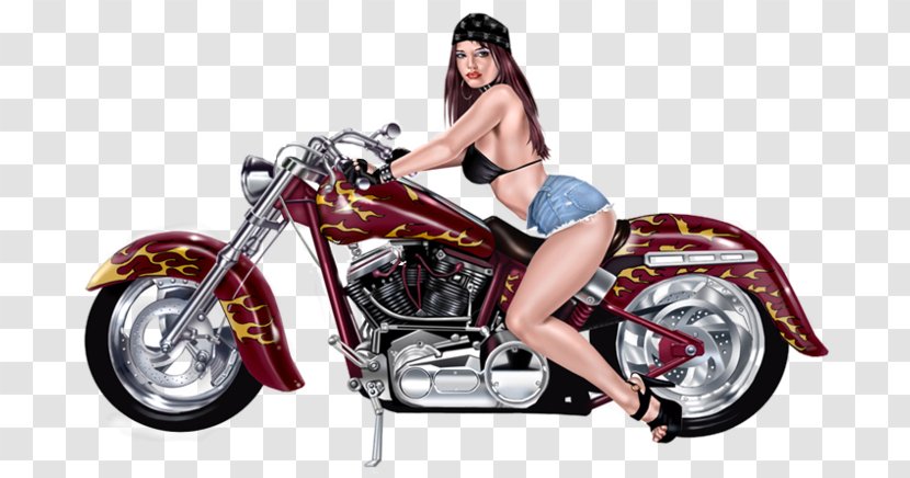 Motorcycle Club Motard Biker - Flower Transparent PNG