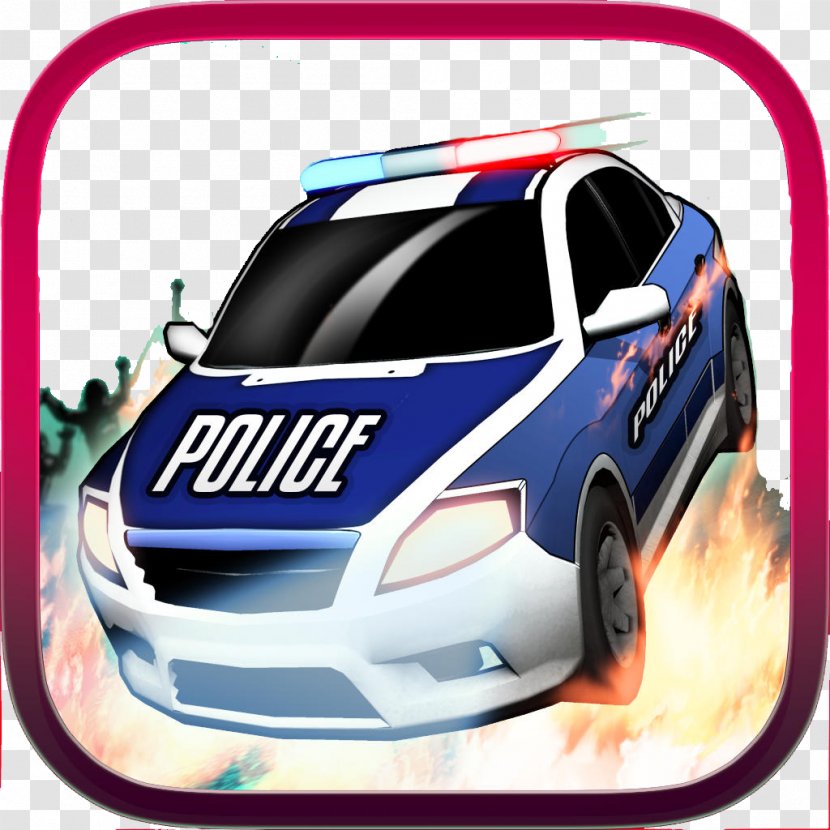 Police Car - Game - Cartoon Transparent PNG