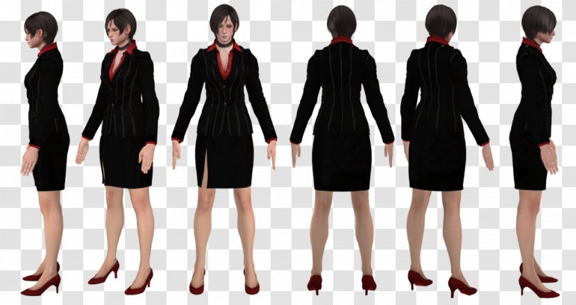 Little Black Dress - Frame - Ada Wong Transparent PNG