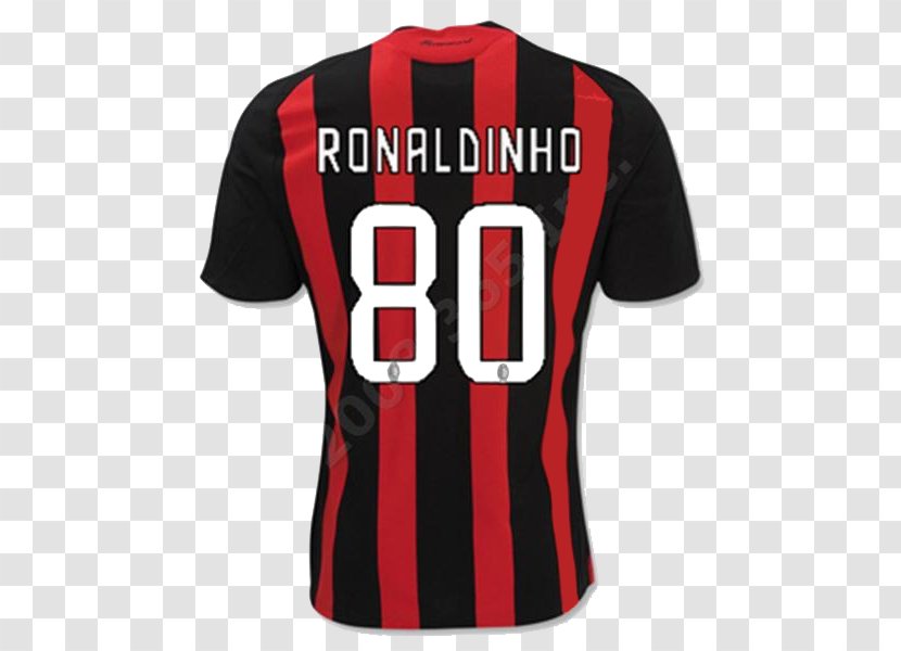 Sports Fan Jersey A.C. Milan T-shirt Sleeve Transparent PNG