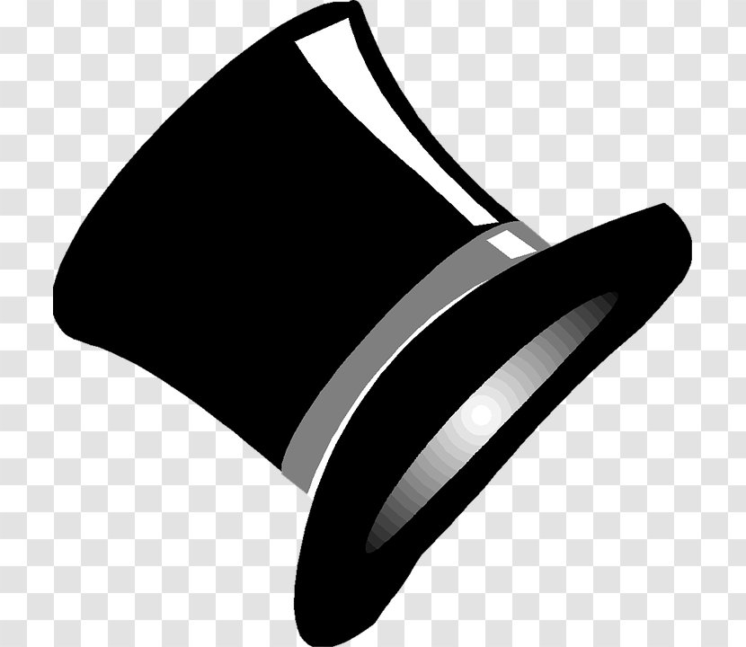 Top Hat Tube Cigar Clip Art - Black - Bullock Transparent PNG