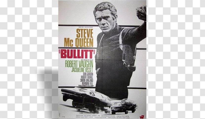 Film Poster Cinema Action - Robert Vaughn - Steve McQueen Transparent PNG