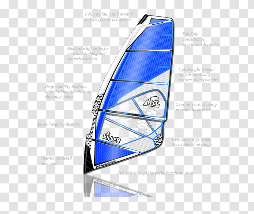 Sailing Windsurfing Mast Rigging - Vehicle - European Wind Lines Transparent PNG