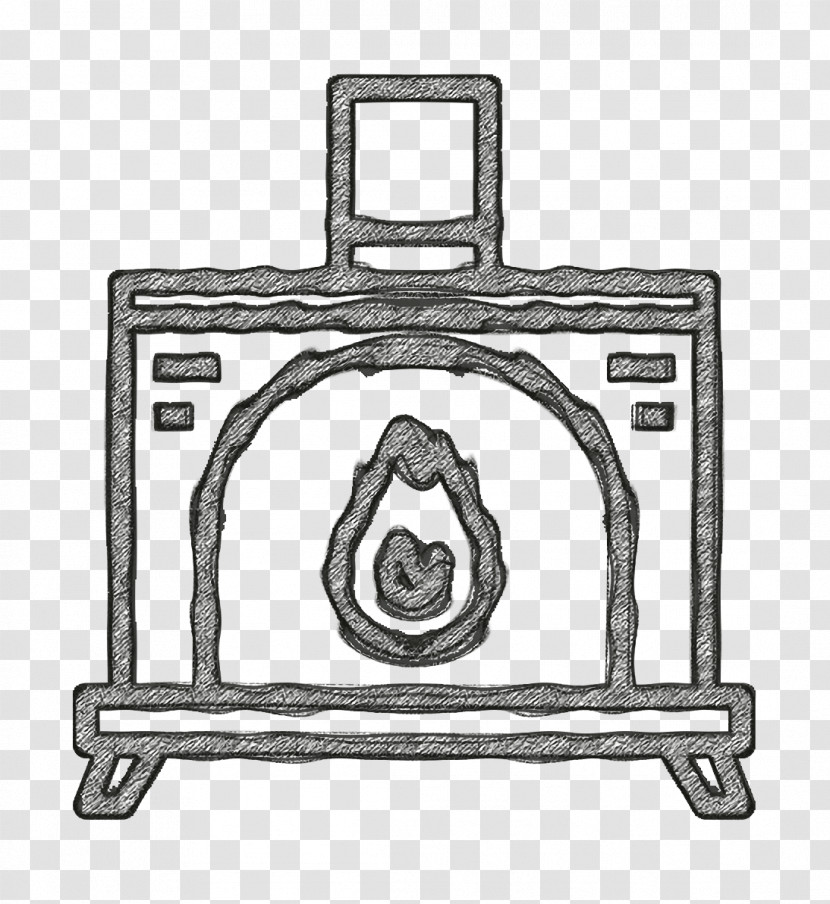Chimney Icon Home Decoration Icon Fireplace Icon Transparent PNG