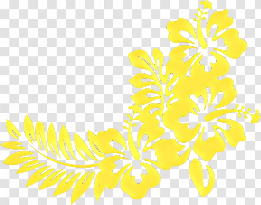 Yellow Leaf Plant Clip Art Flower - Pedicel Transparent PNG