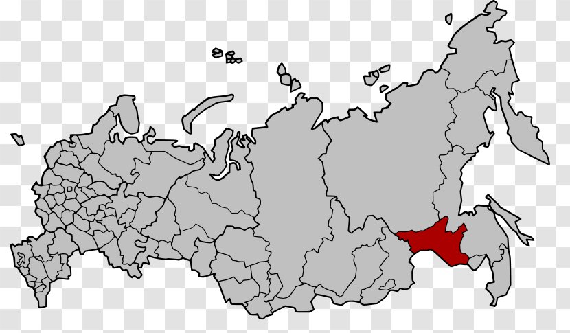 Kalmykia Sakha Republic Map Autonomous Okrugs Of Russia Federal Subjects - Tree Transparent PNG