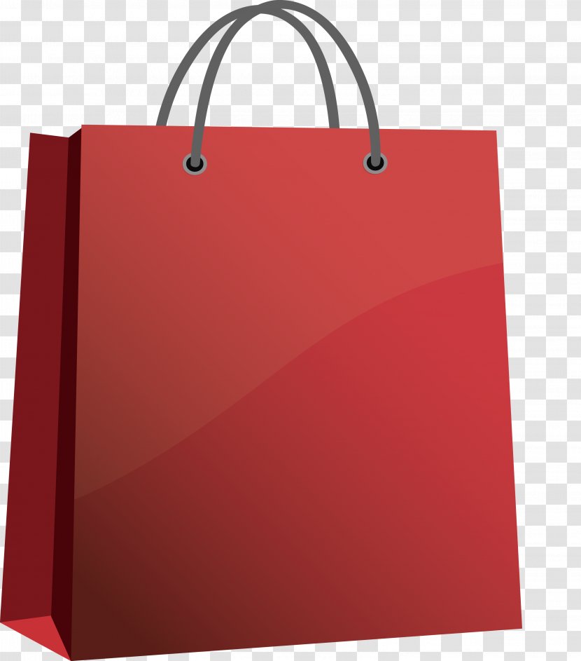 Shopping Bag Designer - Advertising - Red Design Transparent PNG