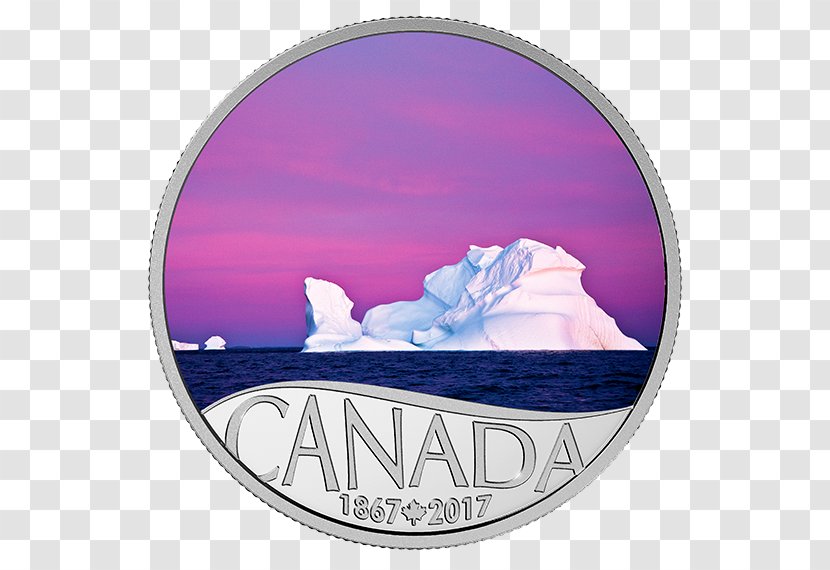 150th Anniversary Of Canada Coin Canadian Dollar Royal Mint - Iceberg Transparent PNG