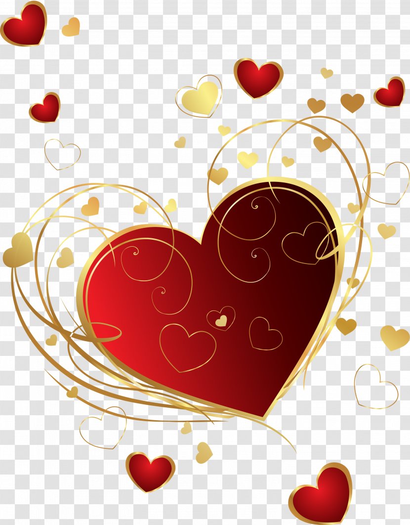 Desktop Wallpaper Heart Drawing Valentine's Day Clip Art - Dia Dos Namorados Transparent PNG