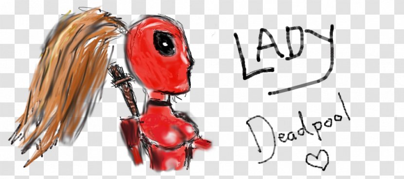 Beak Cartoon Character Font - Flower - Lady Deadpool Transparent PNG