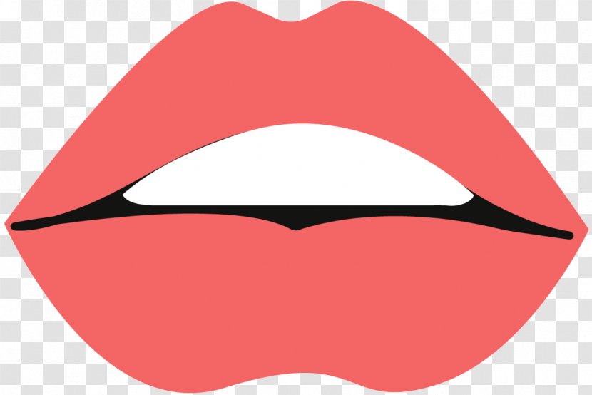Clip Art Angle Line Logo Nose - Red - Mouth Transparent PNG