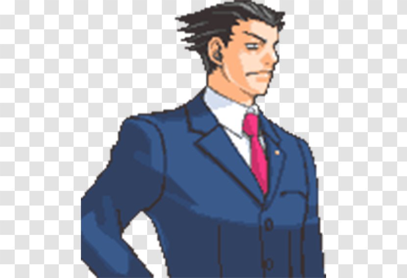 Phoenix Wright: Ace Attorney − Justice For All Miles Edgeworth - Man - Not Today Satan Transparent PNG