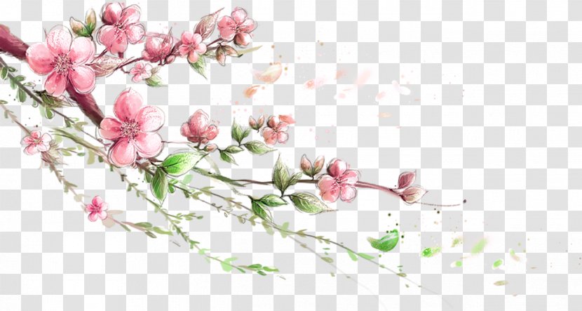 1080p Display Resolution High-definition Television WUXGA Wallpaper - Floristry - Hand Painted Watercolor Pink Peach Transparent PNG