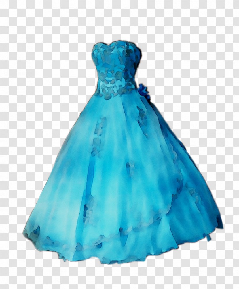 Cocktail Dress Shoulder Gown - Blue - Costume Transparent PNG
