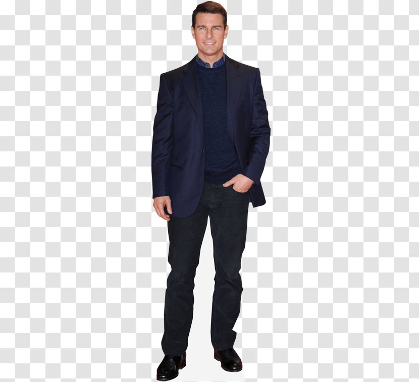 Double-breasted Suit Navy Blue Single-breasted Made To Measure - Tom Cruise Transparent PNG