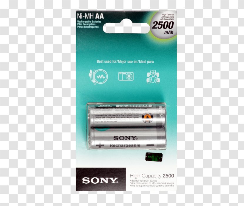 Battery Charger Nickel–metal Hydride Rechargeable AA Electric - Sony Transparent PNG