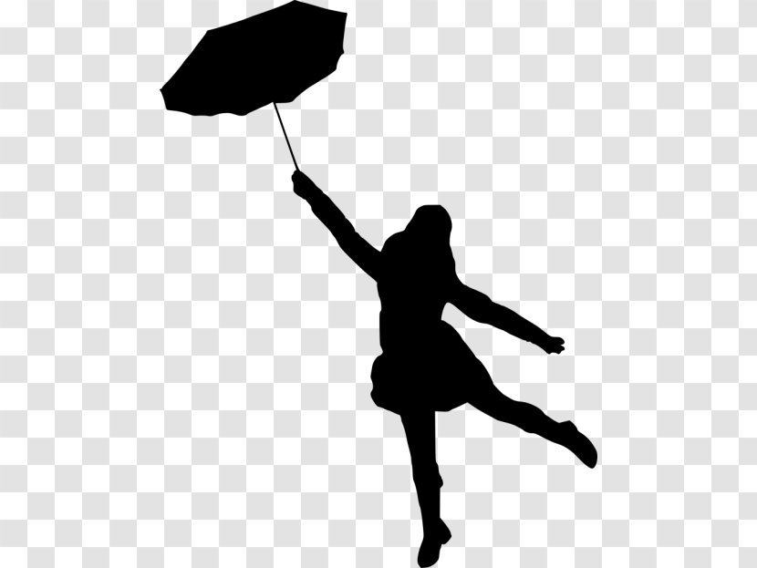 Silhouette Umbrella Drawing - Tree Transparent PNG