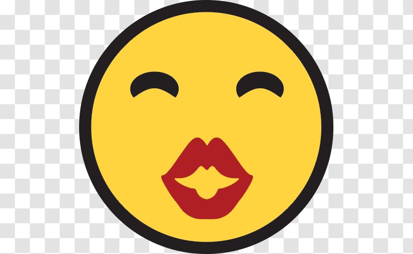 Emoji Smile Emoticon Text Messaging Kiss - Facial Expression Transparent PNG