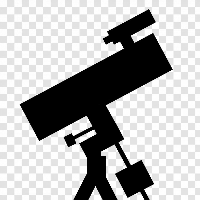 Telescope Logo Clip Art - Silhouette - Information Transparent PNG