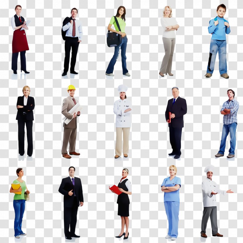 People Standing Gesture Transparent PNG