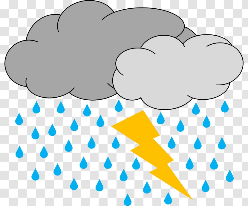 Thunderstorm Lightning Clip Art - Organism - Cloud Cliparts Transparent PNG