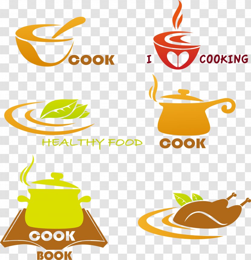 Food Symbol Euclidean Vector Clip Art - Yellow - Decorative Cooking Related Material Transparent PNG