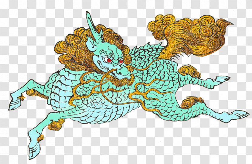 Japanese Dragon Chinese Drawing - Bearded Transparent PNG