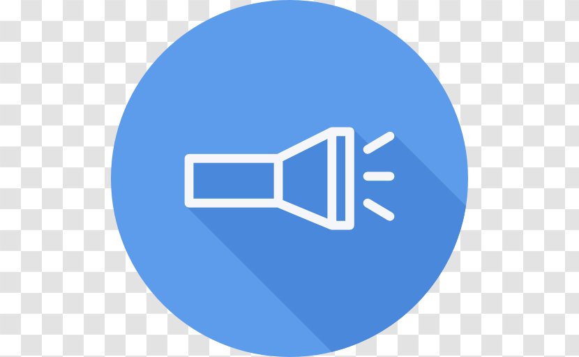 Flashlight Android - Blue Transparent PNG