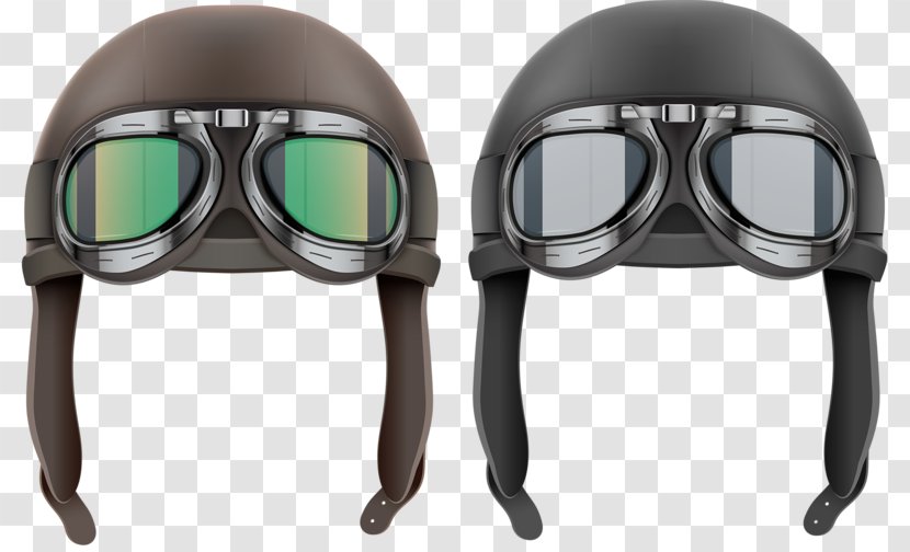 0506147919 Leather Helmet Flight Hat Aviator Sunglasses - Eyewear - Cool Transparent PNG