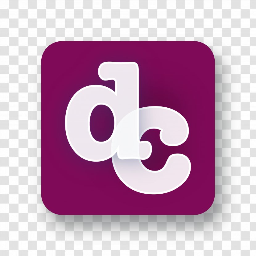 Logo Brand Font - Magenta - Design Transparent PNG