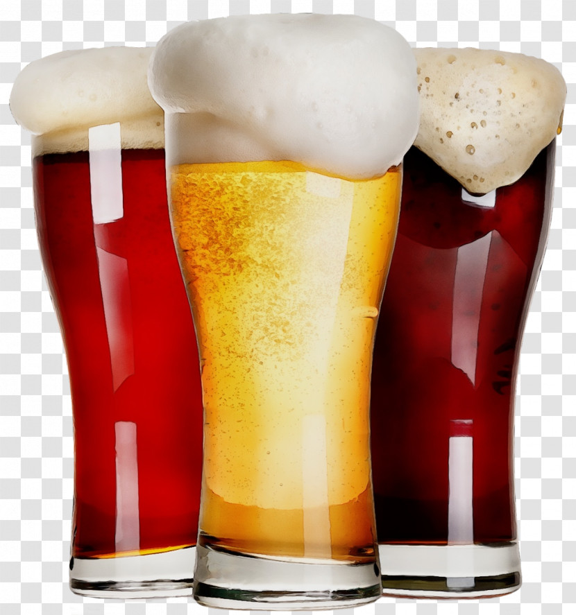 Beer Glass Pint Glass Beer Drink Wheat Beer Transparent PNG