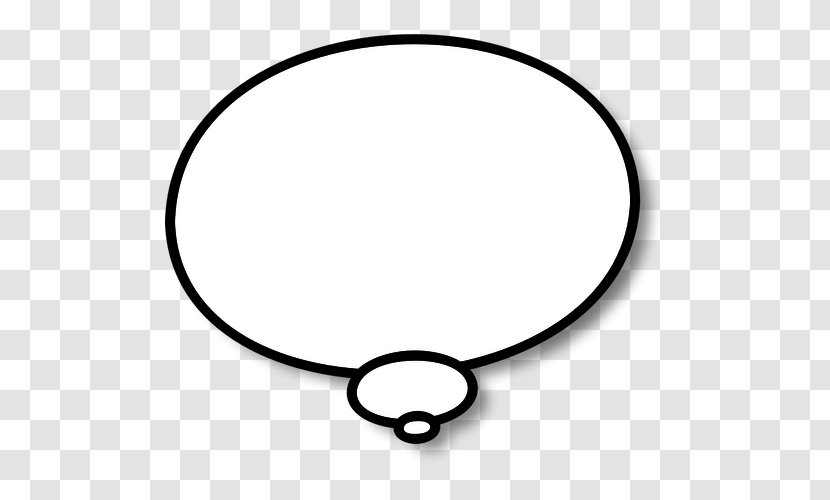 Thought Balloon - Speech - Oval Transparent PNG