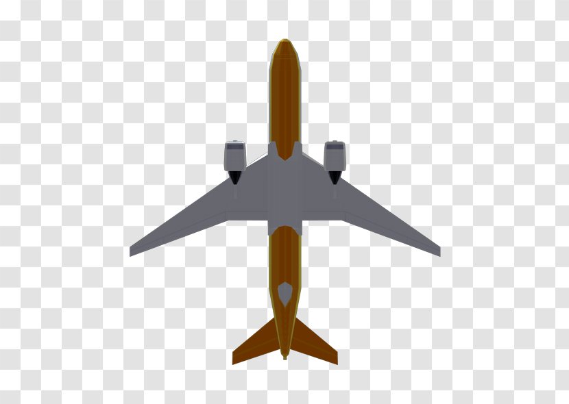 Airplane Airliner Silhouette - Propeller - Low Poly Transparent PNG