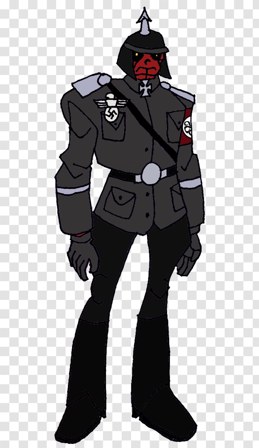 Red Skull Hydra Character Second World War - Print Transparent PNG